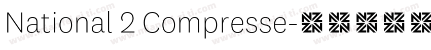 National 2 Compresse字体转换